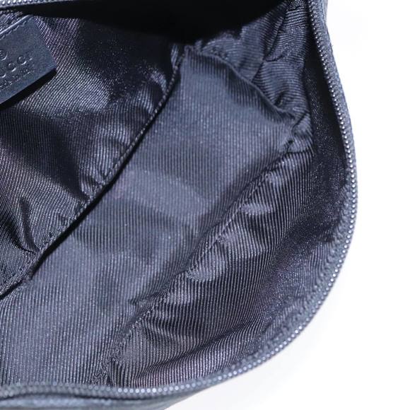GUCCI GG Canvas Accessory Pouch Black Silver 039 1103 Auth 92636 - Picture 10 of 16